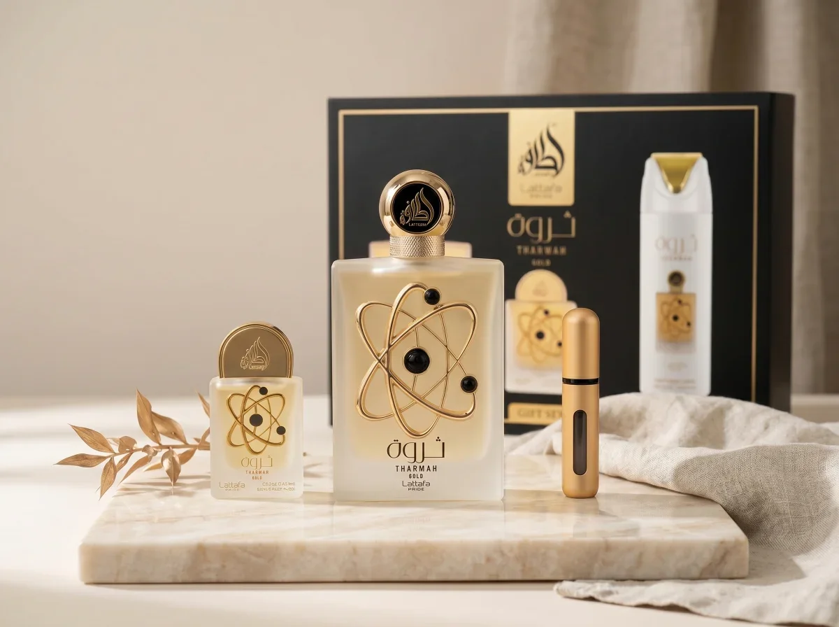 Lattafa Tharwah Gold Gift Set Gift set 100 ml miniatura 3