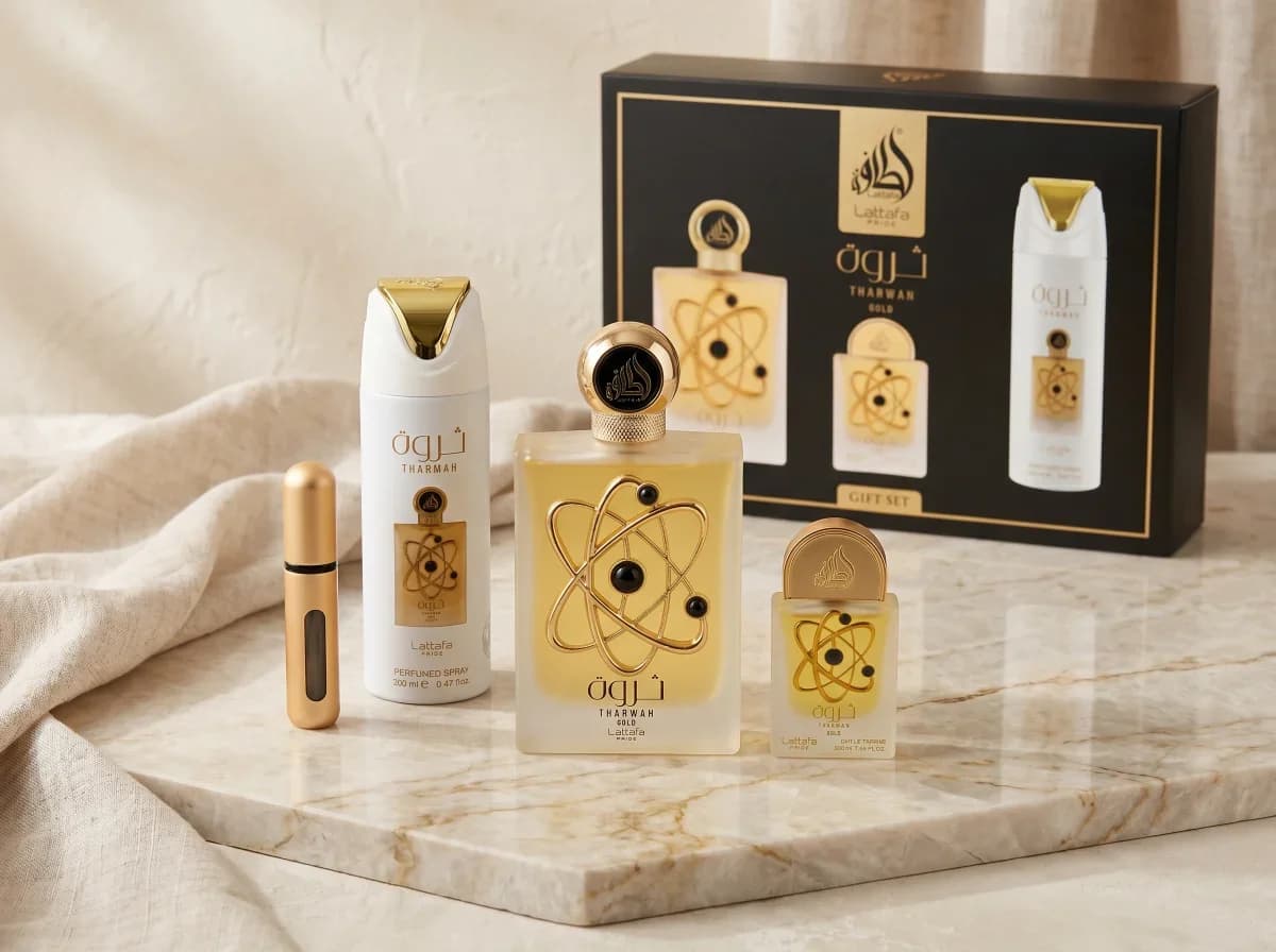 Lattafa Tharwah Gold Gift Set Gift set 100 ml miniatura 5
