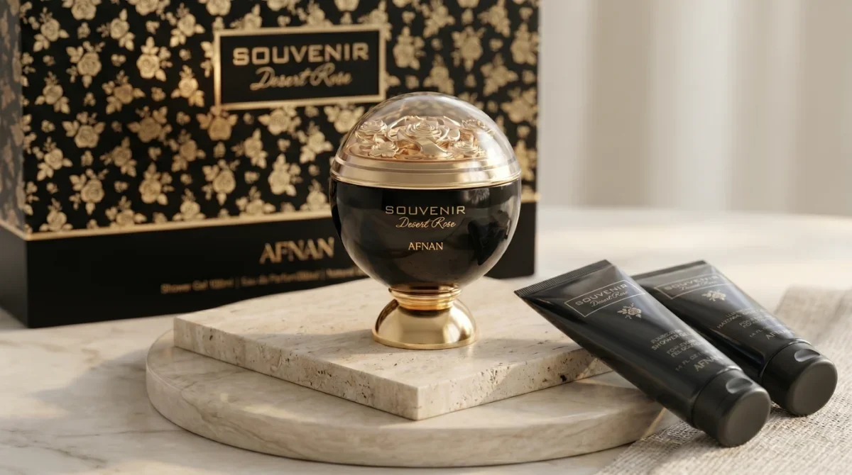 Afnan Souvenir Desert Rose Gift Set Gift set 100 ml miniatura 5