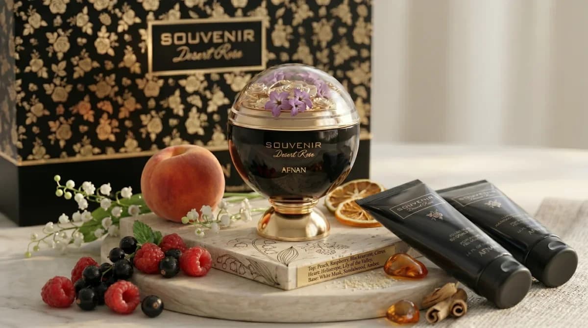 Afnan Souvenir Desert Rose Gift Set Gift set 100 ml miniatura 2